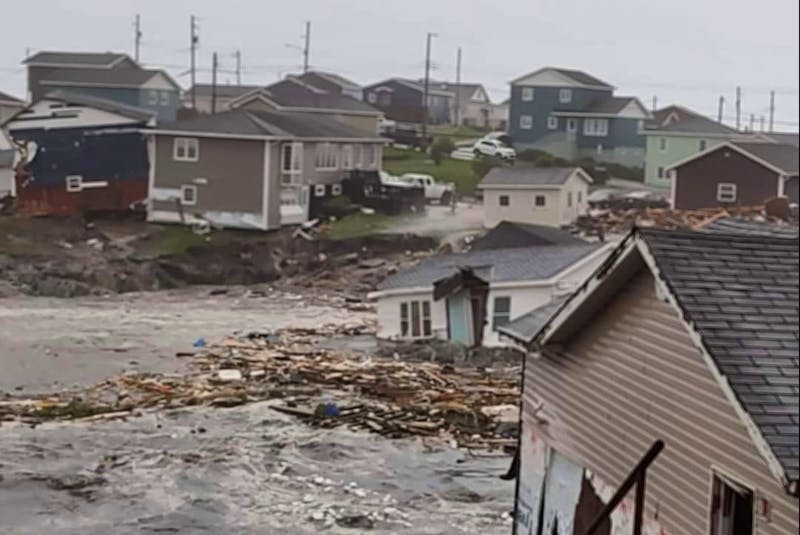 Port aux Basques declares state of emergency as Hurricane Fiona destroys multiple homes, floods streets