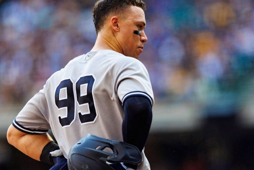 Aaron Judge is still in pursuit of his 61st home run. 