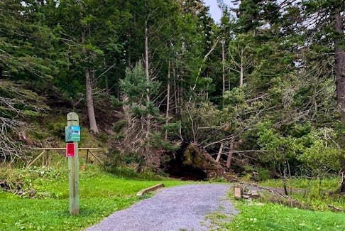 The Town of Truro is asking people to stay off the trails and out of the parks as crews assess and clean up damage following Hurricane Fiona. Contributed