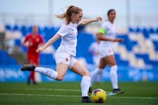 Fall River's Mya Archibald, shown in action with Canada during an under-17 tournament in Spain in February, has been selected to Canada Soccer’s squad for next month’s FIFA under-17 women’s World Cup in India. - QUALITY SPORT IMAGES