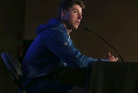 Toronto Maple Leafs forward Mitch Marner addresses the media about the upcoming season on Wednesday September 21, 2022.  