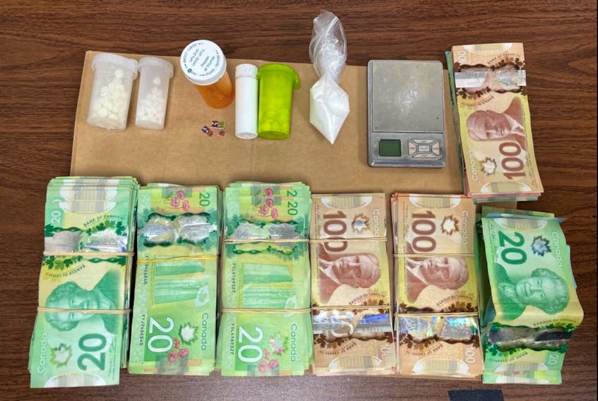 Police seized 173 Ritalin pills, 49 Dilaudid pills, 15 grams of cocaine, seven blots of LSD, a weigh scale and about $24,000 in cash on Sept. 23. Contributed