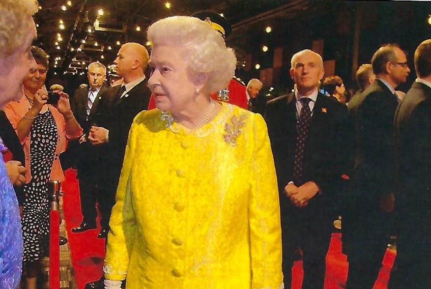 A photo of Queen Elizabeth II taken by Aidan Zann-Roland during the royal visit in 2010.