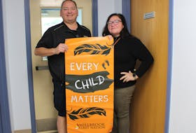 Councillor and youth support worker Colin Bernard with wellness co-ordinator Sunshine Bernard. The siblings work for the Millbrook Health Centre and are involved with organizing the local survivors' walk and event for the National Day for Truth and Reconciliation.