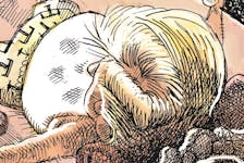 Preview of Michael de Adder's editorial cartoon for October 3, 2022.