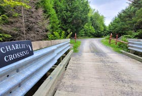 The Charlie’s Crossing bridge at Canoe Lake Cove Road, in Leminster, was dedicated to Charlie Lunn on Sept. 4 by the North Canoe Lake Cottage Owners Association.