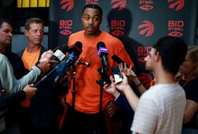 Raptors’ Scottie Barnes worked hard over the summer to improve his shot. He has looked good in camp according to his teammates.
