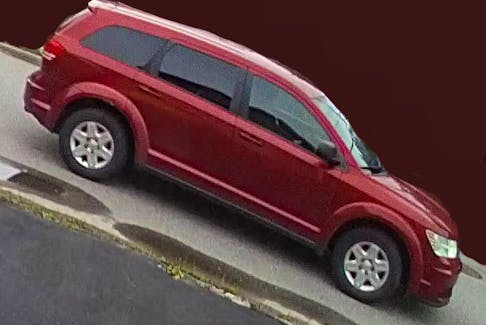 Of all the instances of attempted child abductions in the province recently, so far police have only one photo of a vehicle. A man driving this red Dodge Journey approached a young girl walking home from school in Gander on Sept. 22. He was naked from the waist down, and asked her to get into the vehicle. -RCMP handout photo
