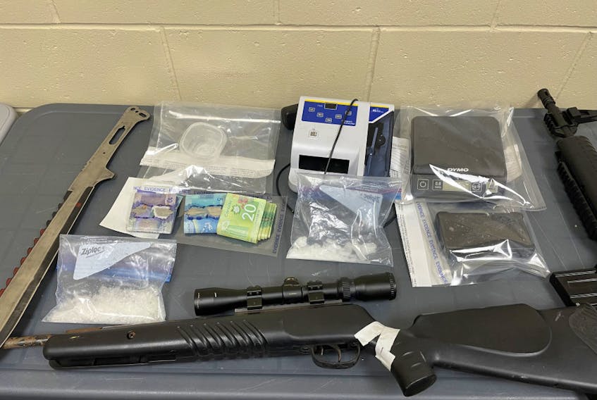 Police searched the home on Water Street in Summerside on Sept. 1, seizing more than 70 grams of what is believed to be crystal methamphetamine, replica firearms, drug trafficking paraphernalia and money. -Contributed