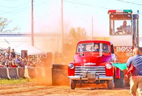 Start your engines! Motorsports are a big attraction at Hants County Exhibition. Don't miss the Modified Truck and Tractor Pull on Sept. 17, and the Demolition Derby on Sept. 24. PHOTO CREDIT: Contributed / Jim Ivey.