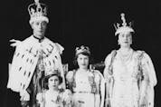 FILE -- Queen Elizabeth, the Queen Mother, poses with her husband  King George VI,  and their two daughters, Princess Elizabeth, centre, and Princess Margaret, following the King's coronation, in this 1937 file photo. The King died 50 years ago on Feb. 6, 1952. (CP PICTURE ARCHIVE/AP) * Calgary Herald Merlin Archive *