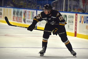 Cam Squires will be a key piece to the Cape Breton Eagles success as the team continues to build towards what they hope will be a championship-contending season in 2024-25. The 17-year-old has 11 goals and 30 points in 37 games so far this season. JEREMY FRASER/CAPE BRETON POST