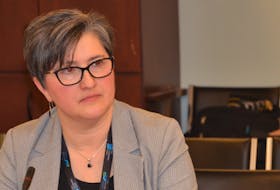 Karen Gatien, deputy minister of the Natural Resources and Renewables Department, speaks at a Nova Scotia legislature public accounts committee meeting on Wednesday, Jan. 11, 2023. - Francis Campbell