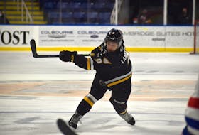 Cape Breton Eagles defenceman Jérémy Langlois was traded to the Quebec Remparts in December. The Remparts are expected to be a contending team for the Quebec Major Junior Hockey League's President Cup. JEREMY FRASER/CAPE BRETON POST
