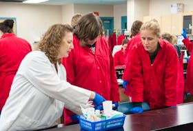 Participants of the Atlantic Veterinary College's summer academy have the opportunity to take part in lectures, labs, activities, discussions and a field trip. Contributed