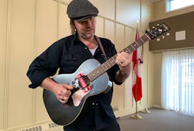 Local musician Noah Tye hosts an open mic night at Cruikshank's Funeral Home in Halifax every month. - Jen Taplin