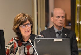 Port of Sydney CEO Marlene Usher, left, and board chair James Kerr are eyeing an opportunity for the port to become its own autonomous operation and not as a municipal entity. IAN NATHANSON/CAPE BRETON POST