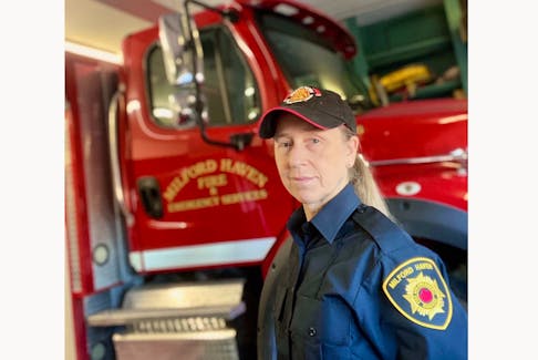 Rhonda Lombardo has been volunteering her time, skills and efforts to the Milford Haven Fire and Emergency Services for many years. She believes getting involved in her community makes it an even more special place to live in. CONTRIBUTED