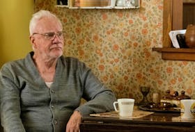 Malcolm McDowell plays the character of Patrick 'Pop' Critch on the CBC series "Son of a Critch." The second season debuts Tuesday, Jan. 3, 2023. — CBC
