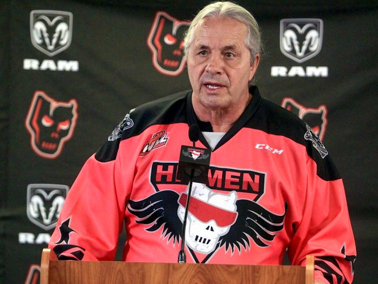 Calgary Hitmen release special pink Bret Hitman Hart jersey