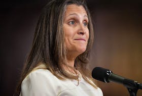 Deputy Prime Minister Chrystia Freeland is shown in this photo. A clip from the Senate finance committee started circulating of Freeland being grilled by Conservative Sen. Elizabeth Marshall, a former provincial auditor general in Newfoundland and Labrador, about Bill 32, the implementation of the fall fiscal update, and in particular the provision of $2 billion in seed money to launch the Canada Growth Fund, a new public-private investment vehicle designed “to help seize the opportunities provided by a net-zero economy."