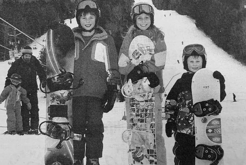 In January 2008, Hantsport youth Matthew Davison, 11, Lydia MacLean, 11, and Ewan MacLean, 5, took advantage of a teachers’ in-service day and hit the slopes at Ski Martock.