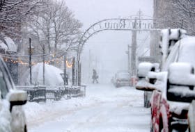 Snow blankets Charlottetown on Jan. 23 in the first major snowfall of the season. Prince Edward Island was expected to see between 20 and 25 cm of snow throughout the day Monday and into Tuesday. Stu Neatby • The Guardian