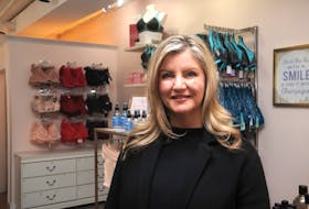 Winona Browne opened Bellie Beth, a bra-fitting and lingerie store located in Mount Pearl, almost five years ago. — Andrew Robinson/The Telegram