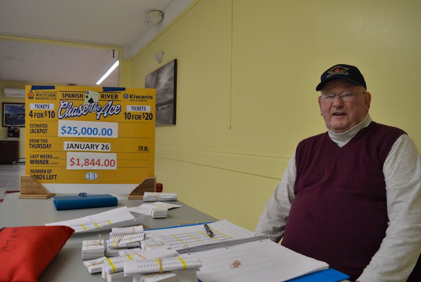 Allan Bragg, a board member of the Spanish River Seniors Club: “I have a lot of seniors call me and say how much they like it." GREG MCNEIL/CAPE BRETON POST