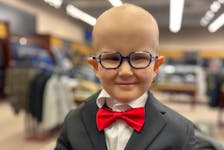 Four-year-old Ryder Renouf of Cape St. George has been undergoing treatment for leukemia at the Janeway Children’s Hospital in St. John’s since April 2022. - Contributed