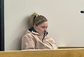 Lisa Driscoll, accused of using stolen nursing credentials to get jobs at long-term care facilitiies in St. John's and Gander and stealing prescription medication from residents, appears in provincial court in St. John's Wednesday, Jan. 25. TARA BRADBURY/THE TELEGRAM
