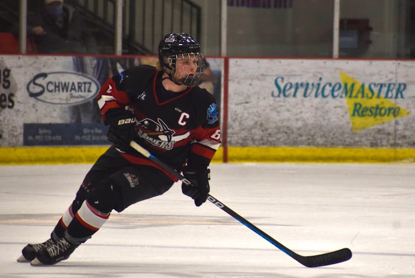 Membertou Jr. Miners forward Blake Cox was named the second star of the week in the Nova Scotia Junior Hockey League. JEREMY FRASER/CAPE BRETON POST.