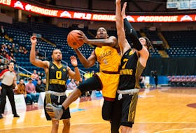 The Newfoundland Rogues took their first loss of the season after falling short to the Longdon Lightning in a 115-101 game on Wednesday, Jan. 25. Contributed