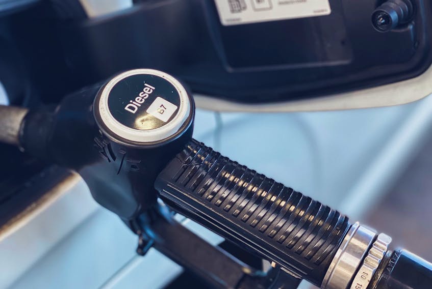 The price of diesel dropped by 13.3 cents per litre overnight in Newfoundland and Labrador following an unexpected price change on Friday, Oct. 21. Stock Image  Diesel skyrocketed across Newfoundland and parts of Labrador overnight on Friday, Jan. 27. Stock Image