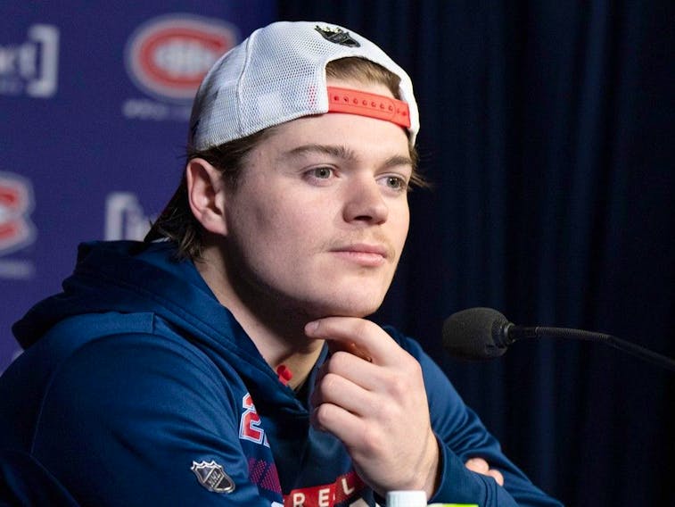 Montreal Canadiens' Cole Caufield suffers upper-body injury