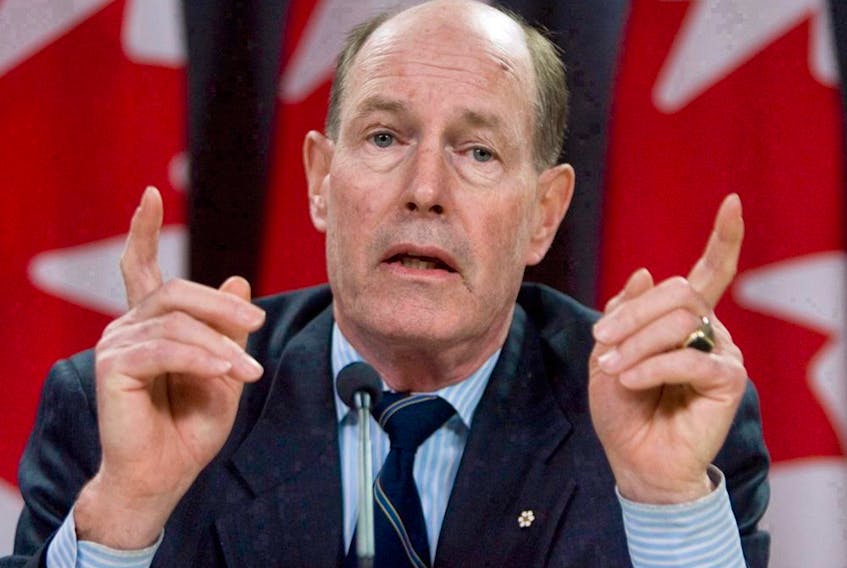  Former Bank of Canada governor David Dodge at a news conference in Ottawa in 2008.