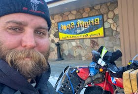 Matthew Webb, originally from Pictou County, has begun a cross-county three-wheeler journey in memory of his friend, Anthony Morgan.