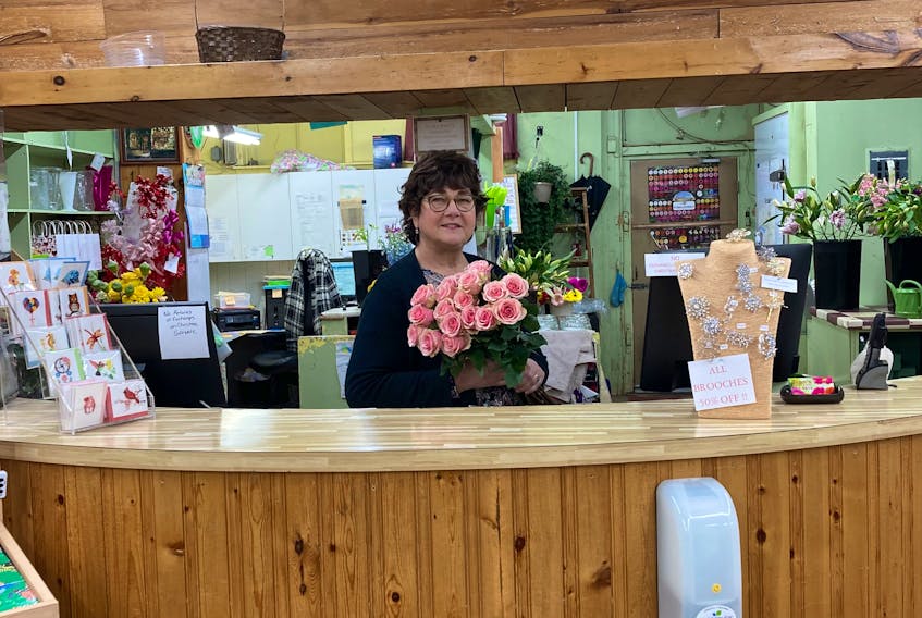 Owner Robin Young has operated Jean’s Flowers and Gifts for 36 years in Truro. PHOTO CREDIT: Contributed.