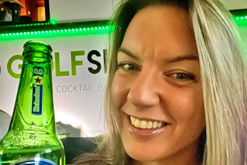 Tara O’Reilly, co-owner of Golf Shotz sports bar in Mount Pearl, NL, has participated in the Dry campaign for the last two years. Contributed photo