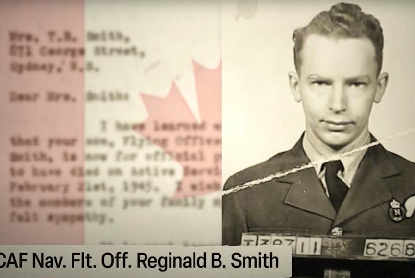 Halifax bomber NP711 was shot down on Feb. 21, 1945, killing all on board, including Sydney native Reginald Bertram Smith. A memorial at the crash site has been set up and now a documentary on the plane has been released. CONTRIBUTED