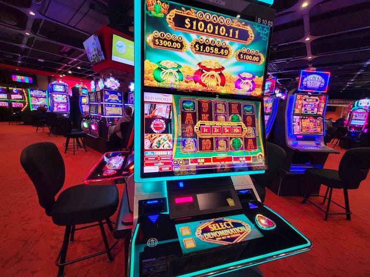 Video Lottery Terminals at the Red Shores casino in Charlottetown. The P.E.I. Lotteries Commission made $10.3 million in revenue from VLT’s in 2022, up $2 million from the previous year. - Stu Neaby