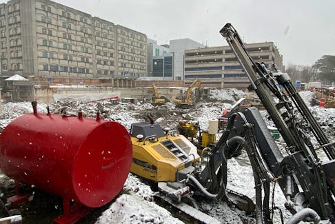 FOR CAMPBELL STORY:
A construction project is seen in front of the IWK Hospital in Halifax Tuesday January 31, 2023.

TIM KROCHAK PHOTO