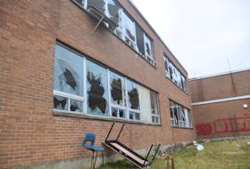 Vandals have been busy at the former East Pictou school.