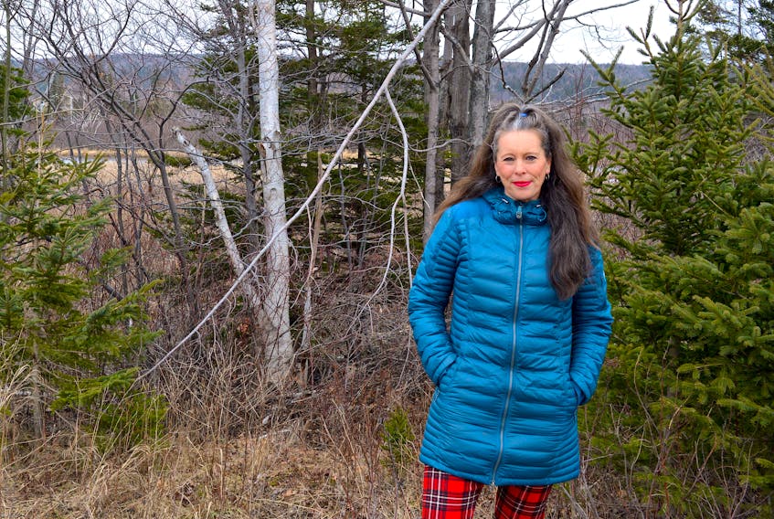 "I’ve got good land and they’ve got good skills.": Janet Dermody, who has land on the river on Howie Centre that she hopes will become affordable housing. SHANNON LEE/CAPE BRETON POST