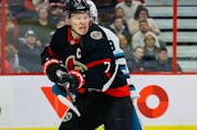 Left-winger Brady Tkachuk leads the Senators in scoring this season with 39 points in 38 games.
