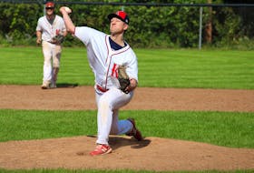 Tyson Slauenwhite led the Kentville Wildcats to victory in Game 3 of their Nova Scotia Senior Baseball League semifinal with the Sydney Sooners.