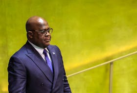 By Ange Kasongo KINSHASA (Reuters) - Democratic Republic of Congo's President Felix Antoine Tshisekedi was officially nominated on Sunday as candidate for the Dec. 20 presidential election by his