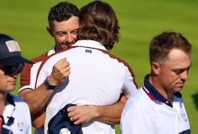 By Mitch Phillips ROME (Reuters) - Tommy Fleetwood and Rory McIlroy combined to share a name and the glory as the former earned the lifetime honour of "securing" the Ryder Cup and the latter did more