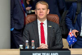 SYDNEY (Reuters) - New Zealand Prime Minister Chris Hipkins has tested positive for COVID-19 and will work remotely while isolating, his office said on Sunday, two weeks out from a general election.