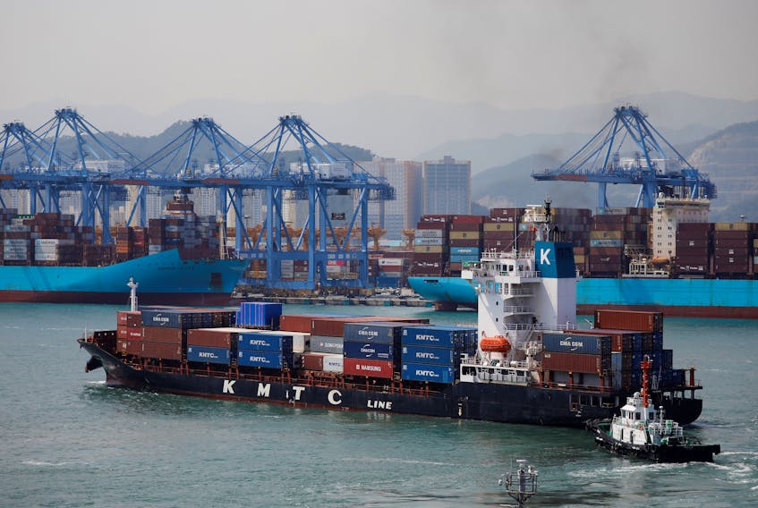 SEOUL (Reuters) - South Korea's exports fell for a 12th consecutive month in September, trade data showed on Sunday, but the decline was softer than market expectations. Overseas sales by Asia's